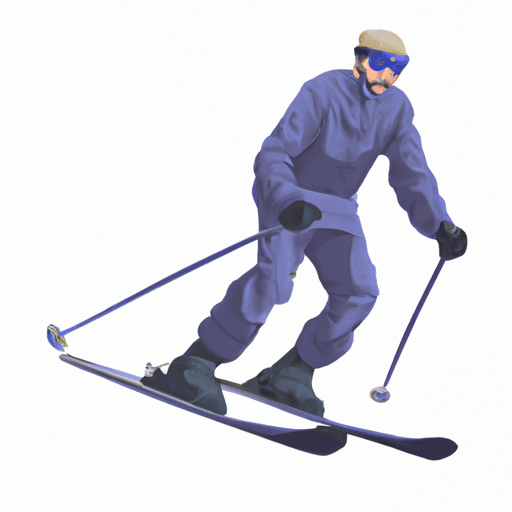 תמונה של אדם העוסק בפעילות גופנית כמו סקי