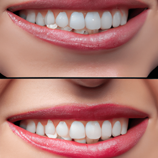תמונות לפני ואחרי של הליכי הלבנת שיניים מקצועיים